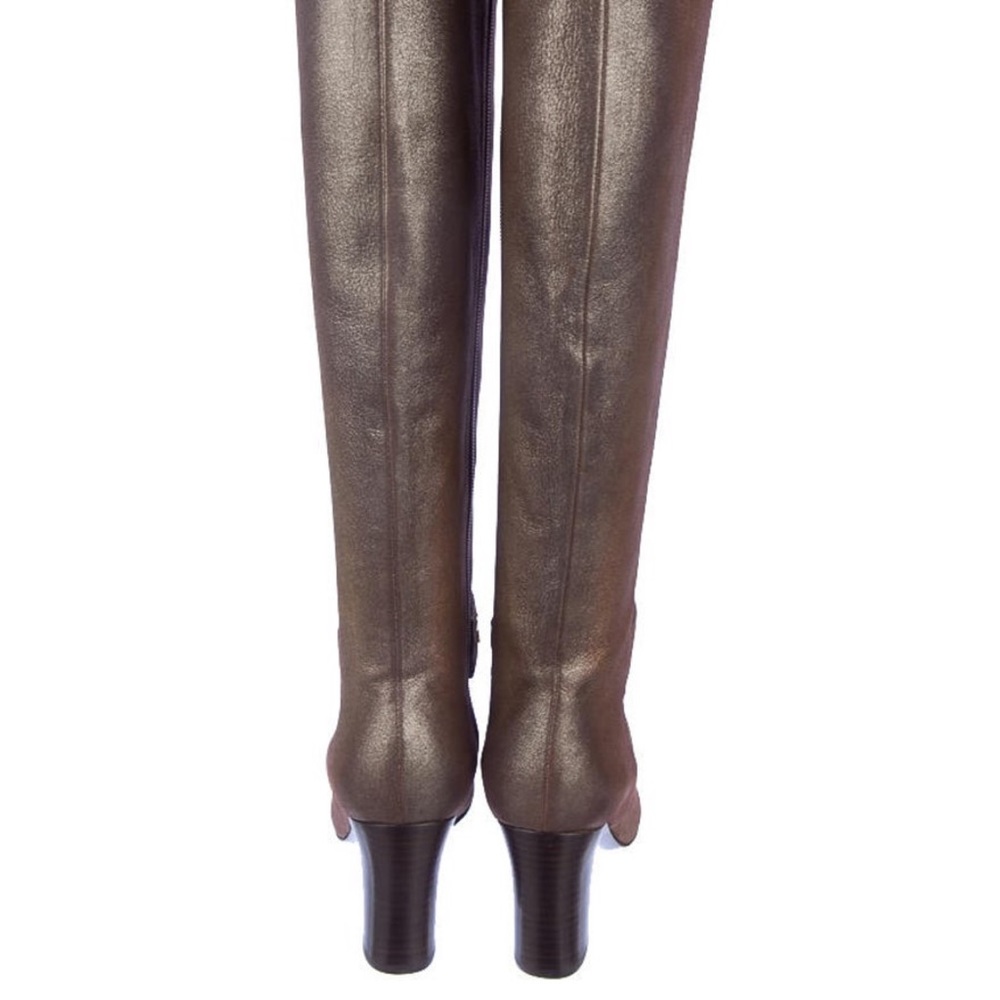 NWOT - Brown Chanel Iridescent boots - Picture 9 of 9